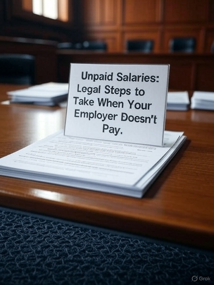 unpaid salaries
