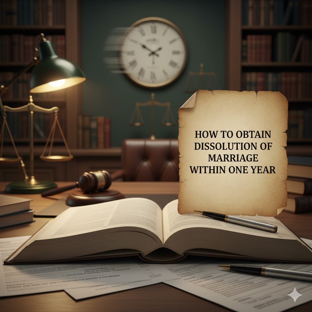 DISSOLUTION OF MARRIAGE WITHIN ONE YEAR