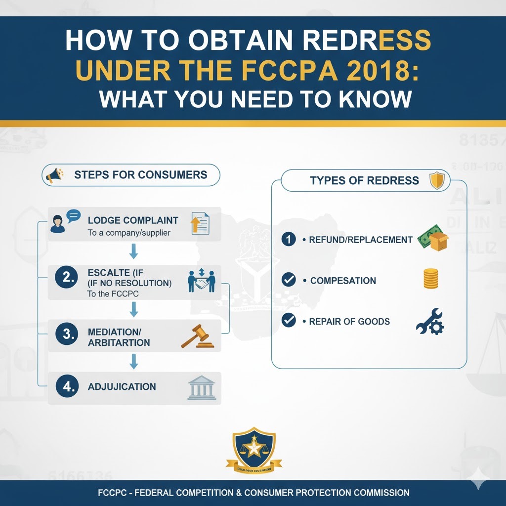 REDRESS UNDER THE FCCPA 2018