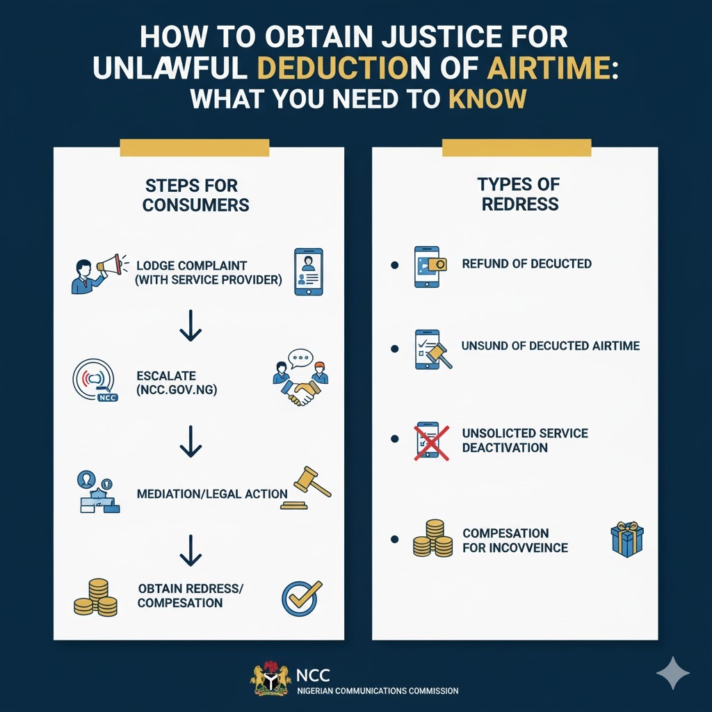 UNLAWFUL DEDUCTION OF AIRTIME