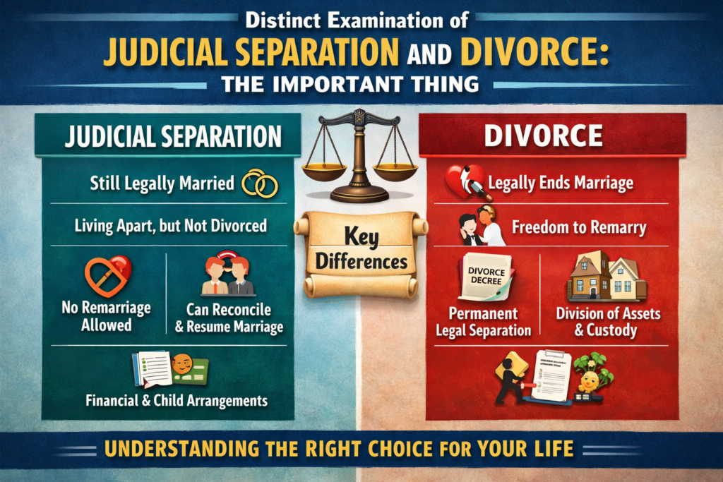 Judicial Separation and Divorce