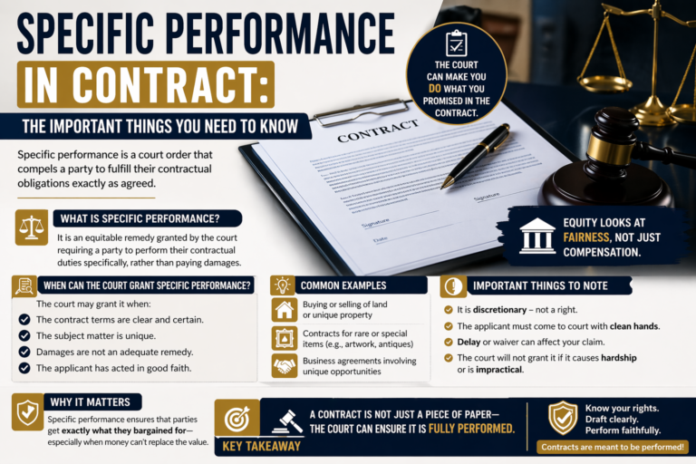 specific performance in nigeria