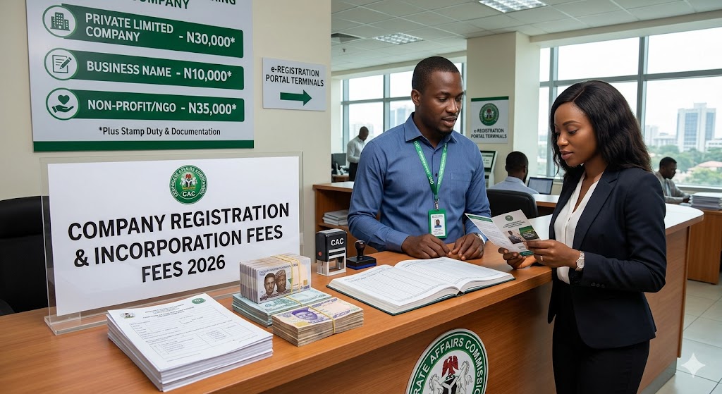 COST OF REGISTERING COMPANIES