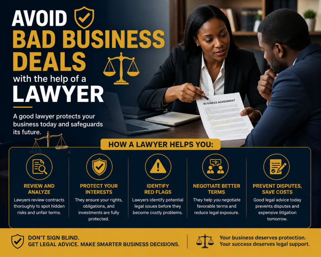 avoid bad business deals