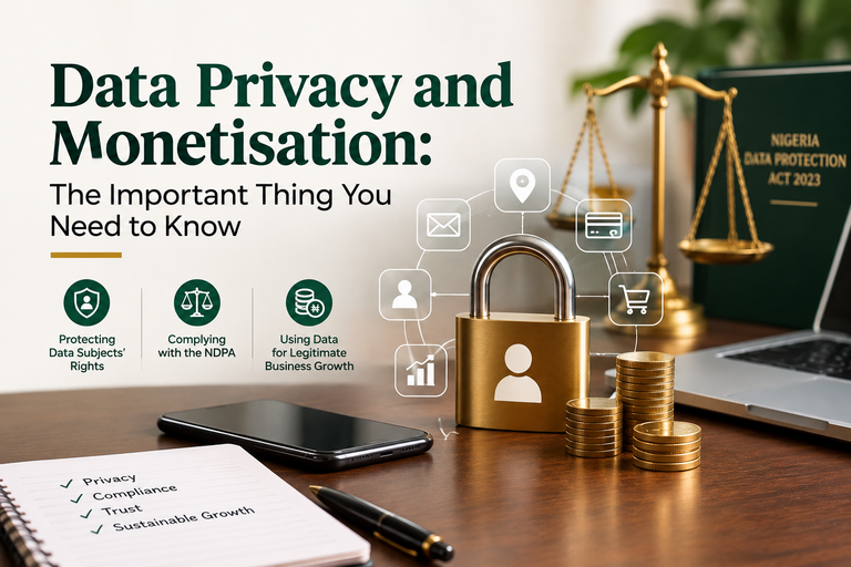 Data privacy and monetisation