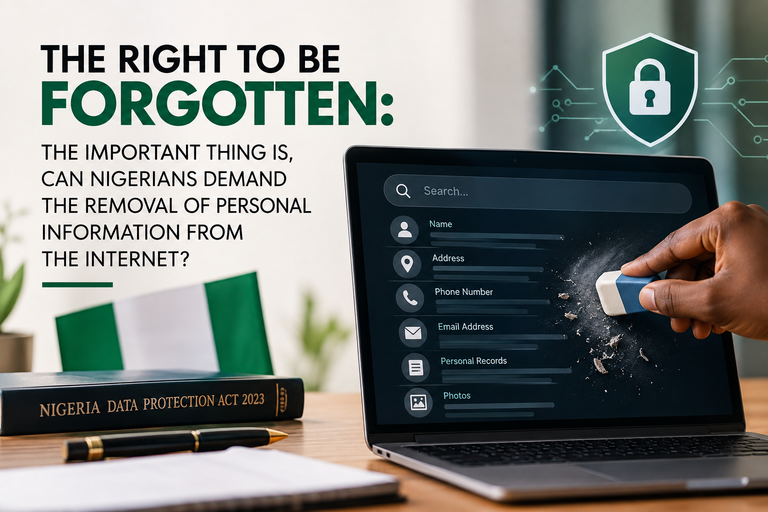 Right to Be Forgotten